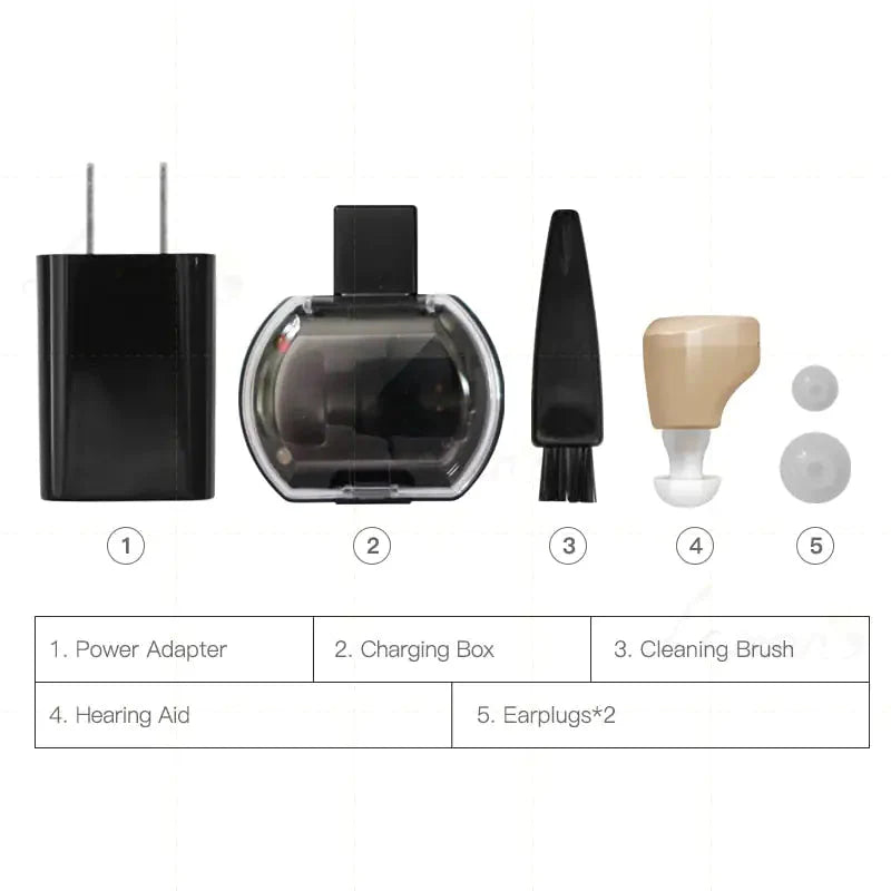 Rechargeable Hearing Aid Anti Spier