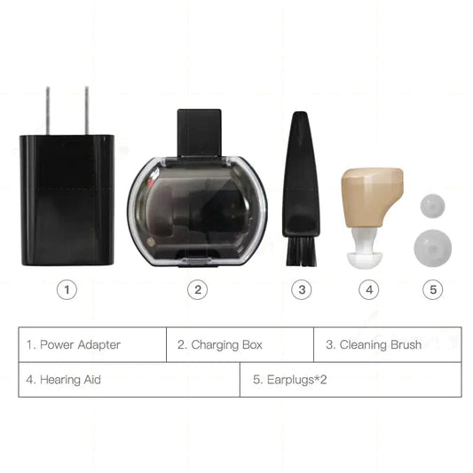 Rechargeable Hearing Aid Anti Spier