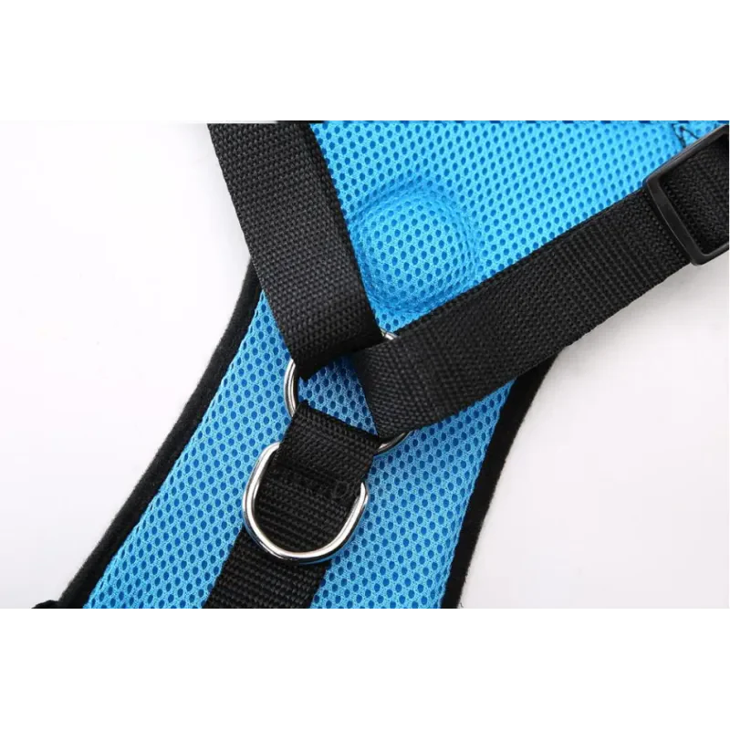 Dog supplies Breathable mesh chest straps Pet car safety chest back Anti Spier