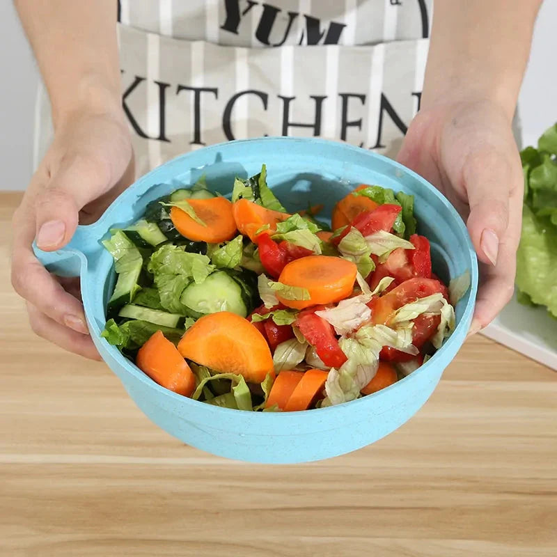 Upgraded Salad Cutter Bowl Anti Spier
