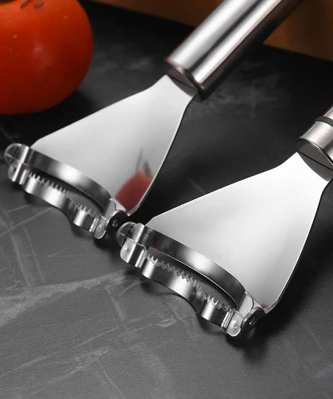2x Corn Cob Peeler Stainless Steel Thresher Stripper Remover Kitchen Cutter Tool Anti Spier