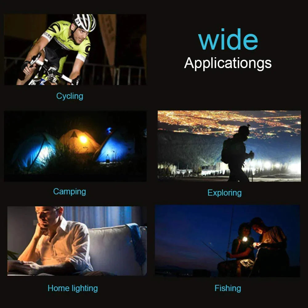 Rechargeable LED COB Work Light Mechanic Flashlight Lamp Magnetic Base Bright Anti Spier