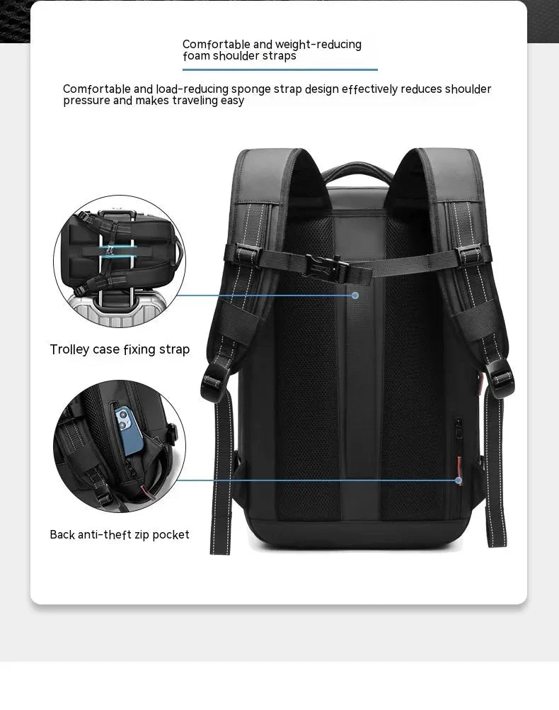 Vacuum Compression Large-capacity Backpack Anti Spier
