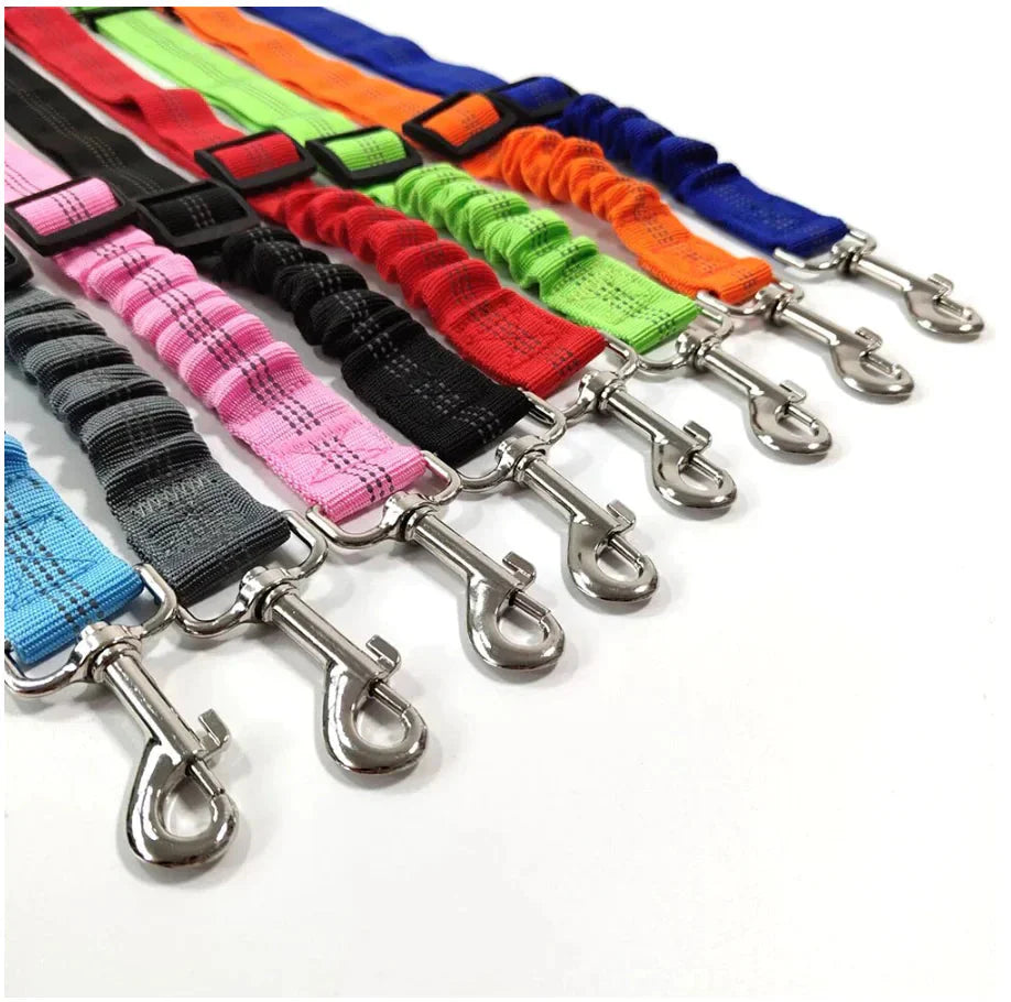 Car Safety Belt Pet Reflective Leash Anti Spier