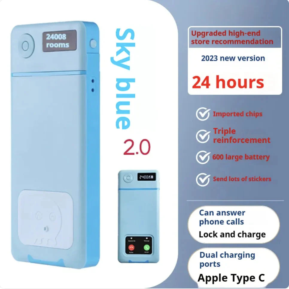 Enhanced Mobile Phone Lock Box with Timer – Self-Discipline Tool for Focus and Internet Control Anti Spier