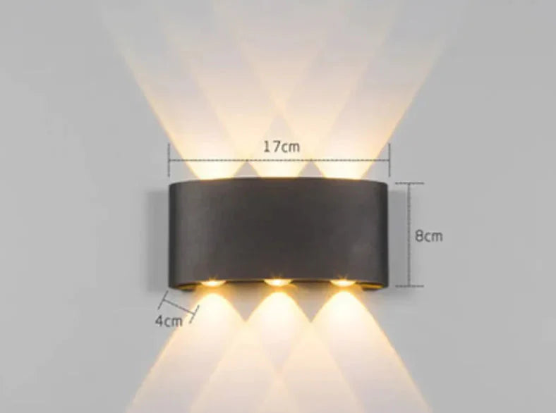 Waterproof LED Wall Lamp for Indoor & Outdoor Anti Spier