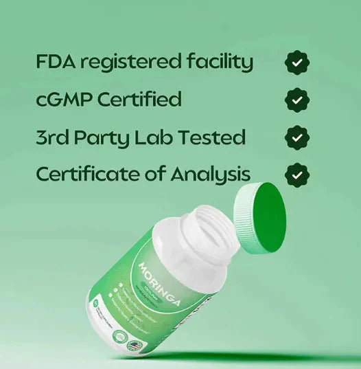 Moringa Leaves Capsules Anti Spier