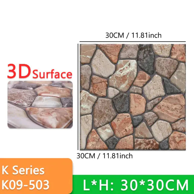 Thick Self-Adhesive Marble Floor Stickers Anti Spier