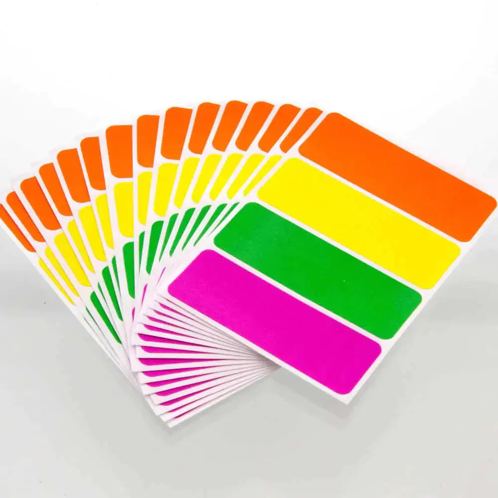 Fluorescent Multipurpose Label 2 3/4″ X 1″ (60/Pack) Anti Spier