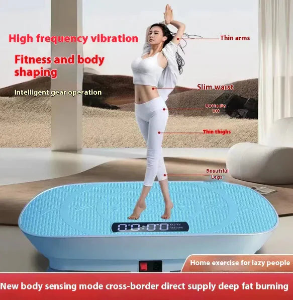Fitness Vibration Plate Exercise Machine Anti Spier
