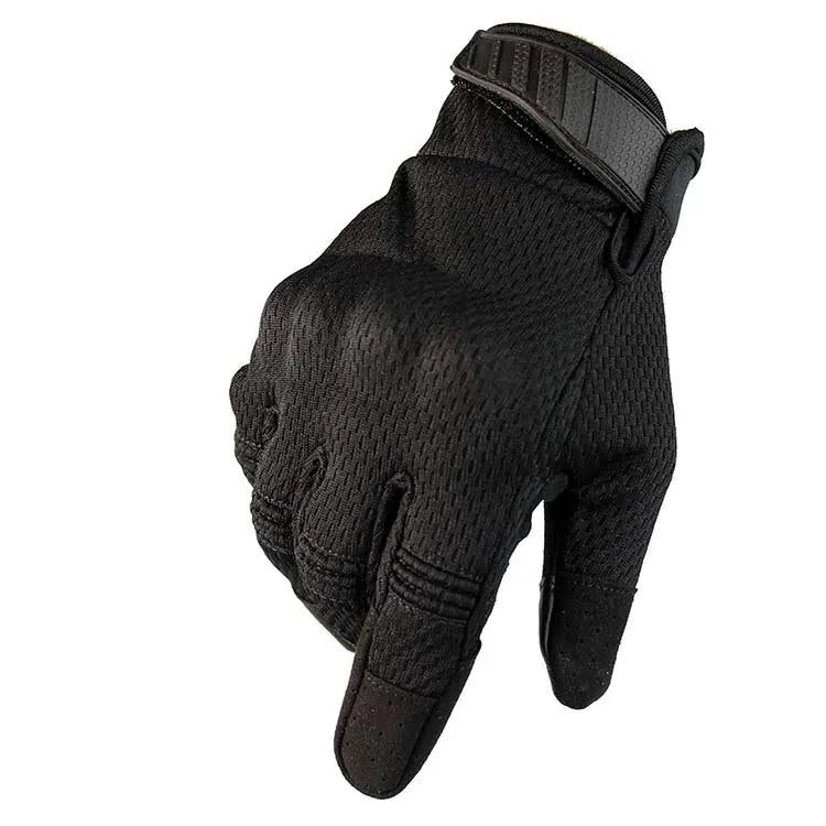 Men Breathable Full Finger Gloves Anti Spier