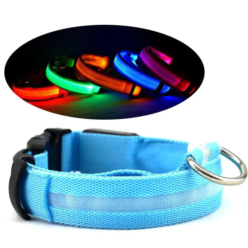 LED PET Safety Halo Style Collar Anti Spier