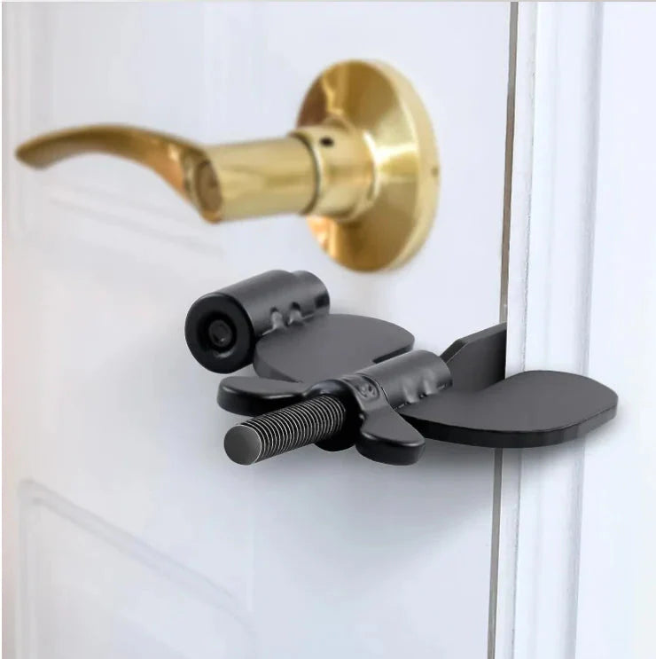 Safe Guard Portable Door Lock & Personal Alarm for Travel & Home Anti Spier