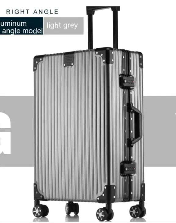 Aluminum Magnesium Alloy Trolley Case Anti Spier