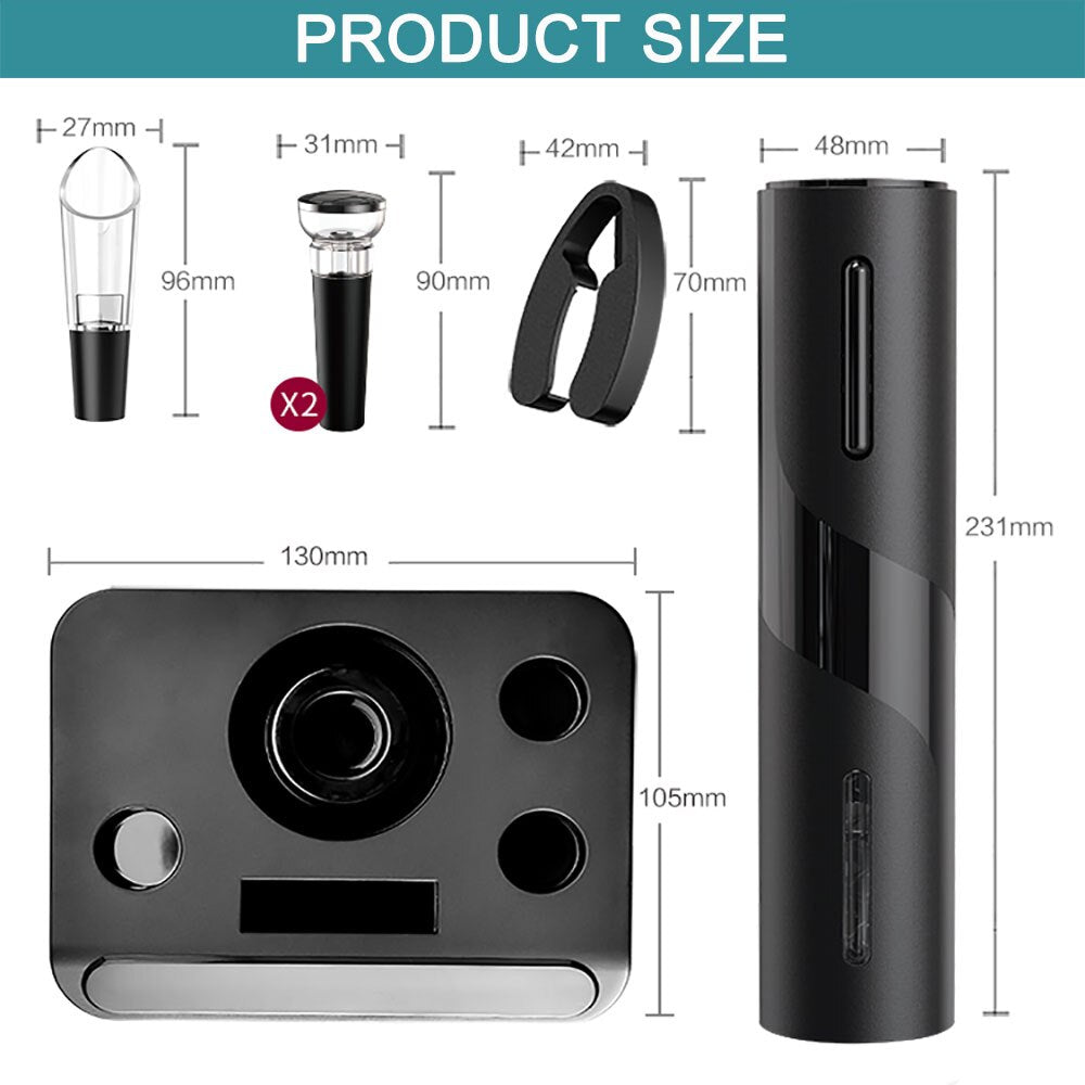 One-click Electric Wine Bottle Opener - Wins Wow