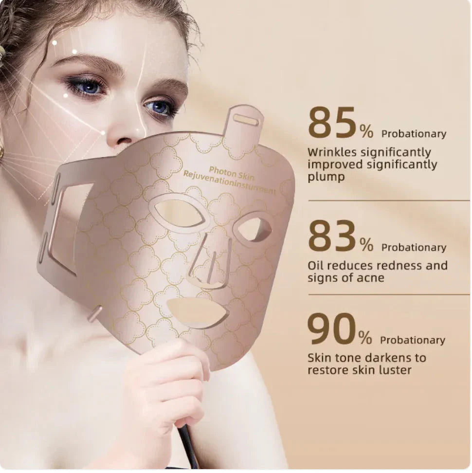 Silicone LED IPL Mask Anti Spier