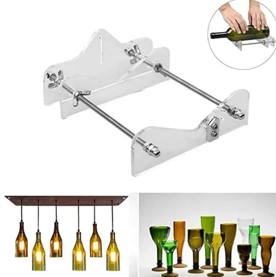 Glass Bottle Cutter Kit Beer Wine Jar DIY Cutting Machine Craft Recycle Tools US Anti Spier