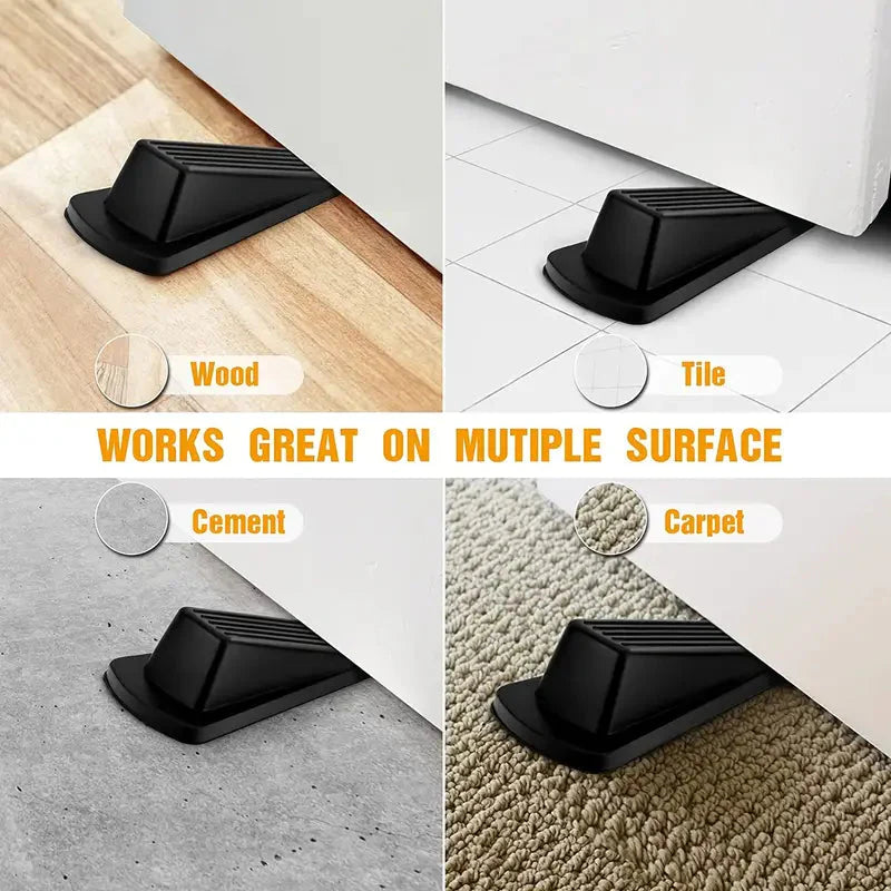 Heavy Duty Rubber Door Stopper for Home & Office Anti Spier