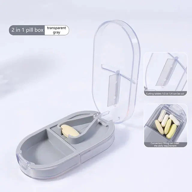 Portable Travel Pill Organizer Case Anti Spier