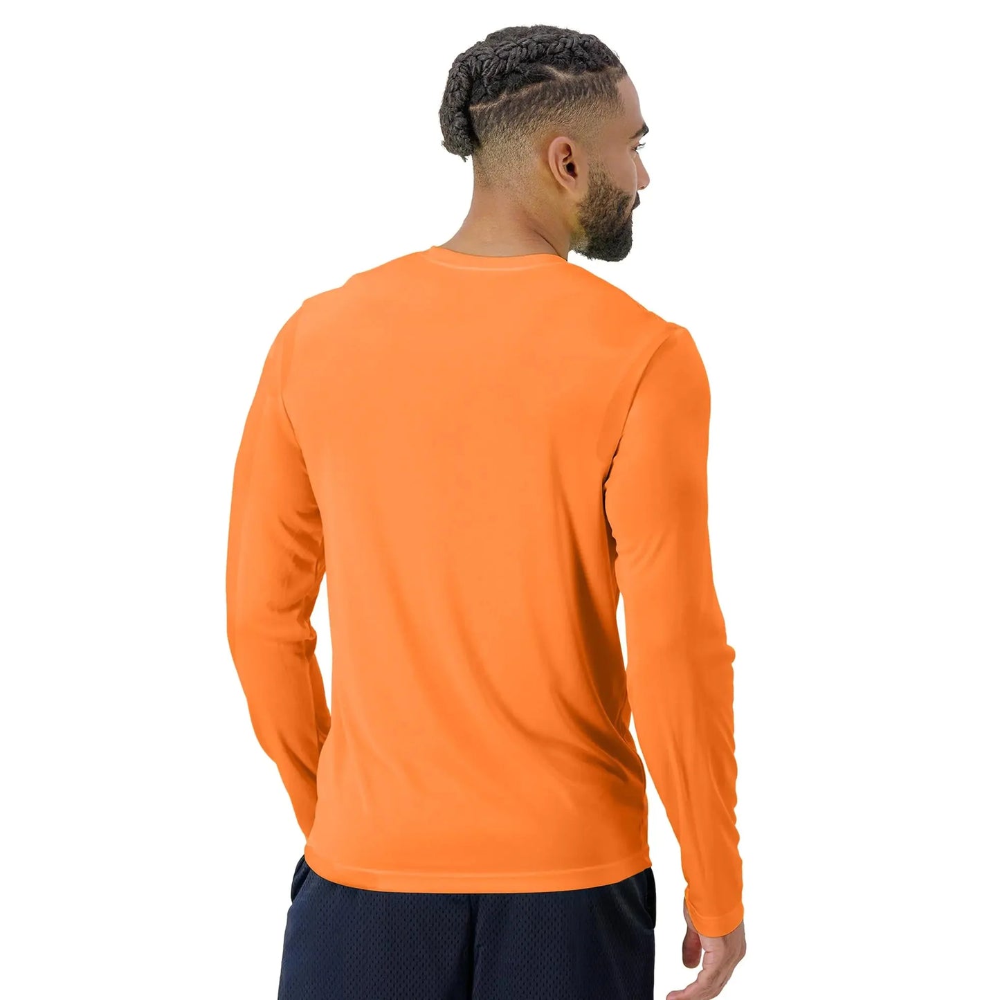 Hanes Sport Performance Long Sleeve T-Shirt, Performance Athletic Shirt, 2-Pack Large Safety Orange Anti Spier