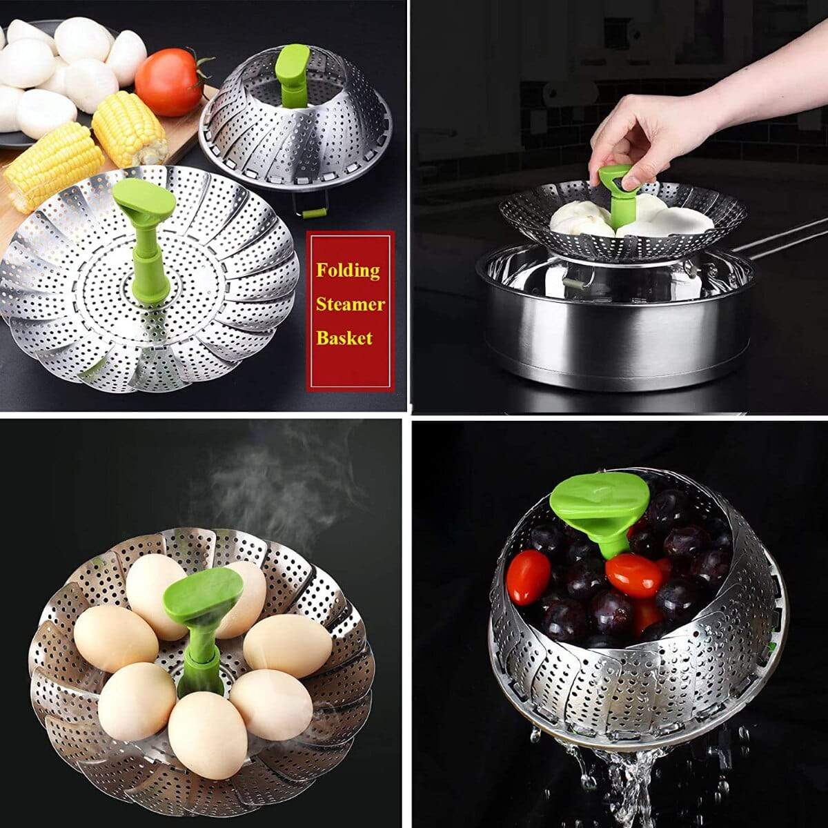 Vegetable Steamer Basket - Wins Wow