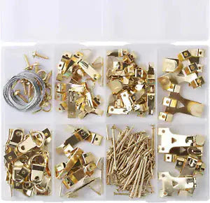 55pc Picture Hanging Kit Anti Spier