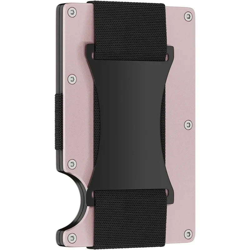 New Metal Card Bag Carbon Fiber Wallet Wallet RFID Anti-theft Swiping Blocking Technology Anti Spier