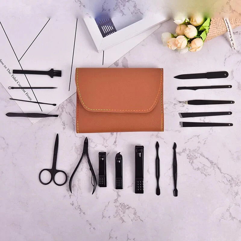 Nail Cutter Professional Stainless Kit Anti Spier