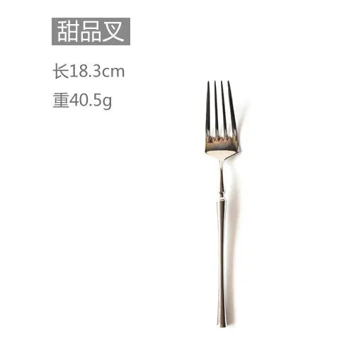Luxury Stainless Steel Cutlery Set Anti Spier