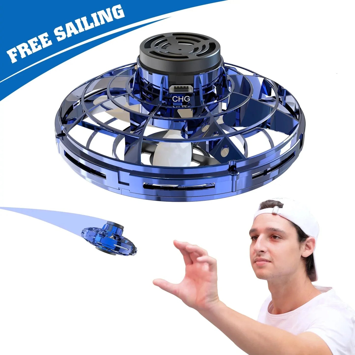 Flynova Free-Route Flying Spinner: The Ultimate Flying Toy Gift! Anti Spier