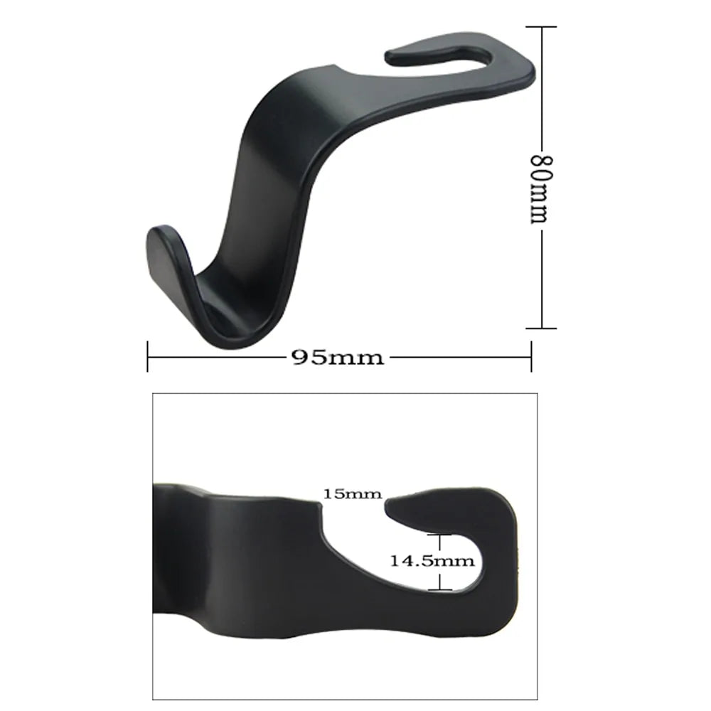 4/2/1 PCS Car Seat Headrest Hook
