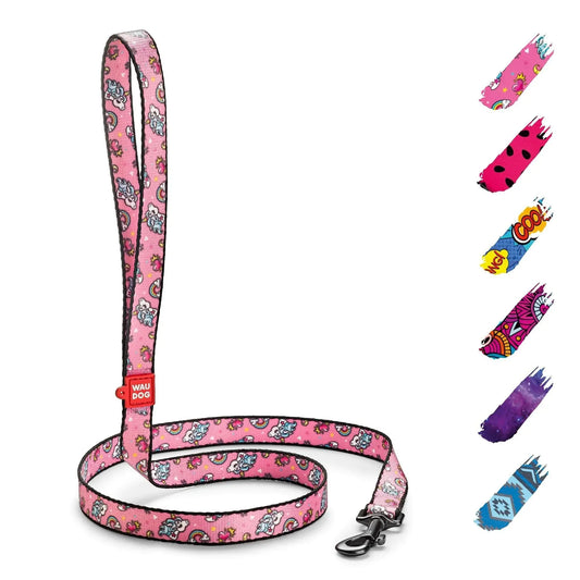 Nylon Dog Leash for Small Dogs Medium Dogs 4 Ft x 4/5 inch Wide Unicorns Color Anti Spier