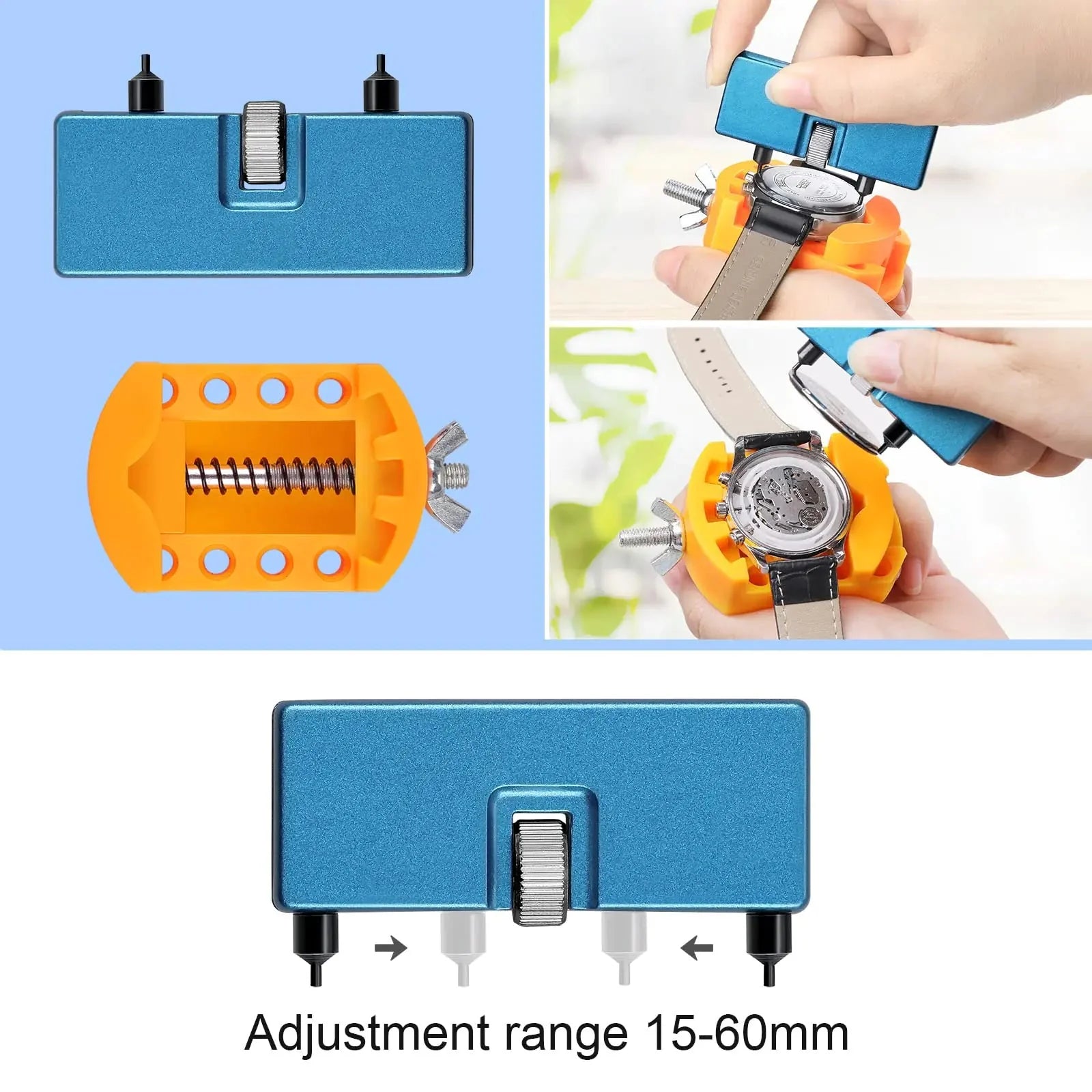 JOREST Watch Repair Kit, for Watch Battery Replacement & Watch Link Removal and Resizing & Watch Opener, Watch Repair Screwdriver Set, Watch Wrench Back Remover, Watch Cleaning, Spring Bar Tool Anti Spier