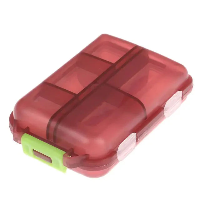 Portable Travel Pill Organizer Case Anti Spier