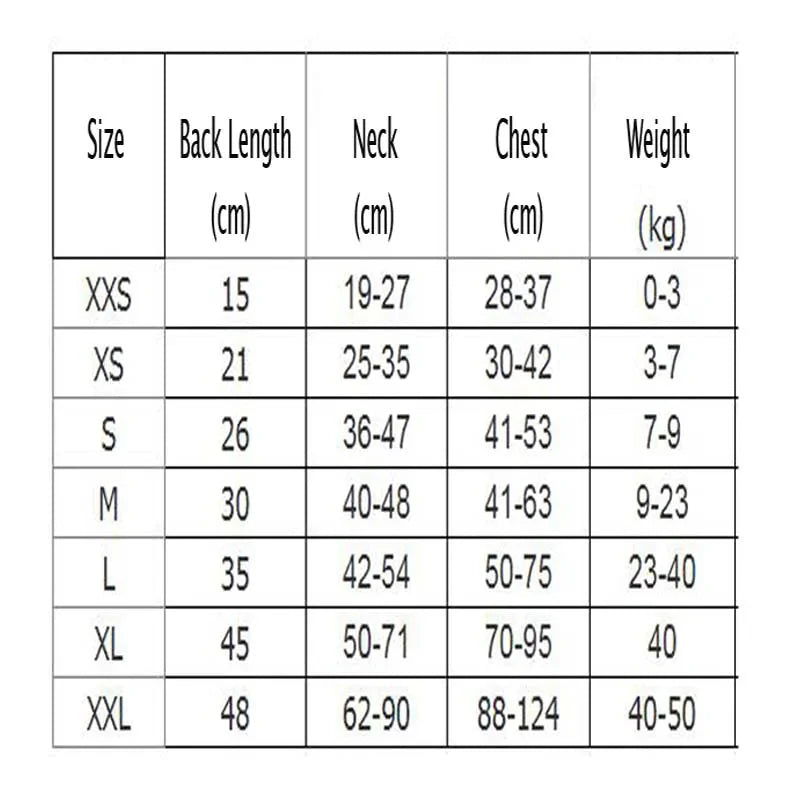 Dog Life Vest Anti Spier