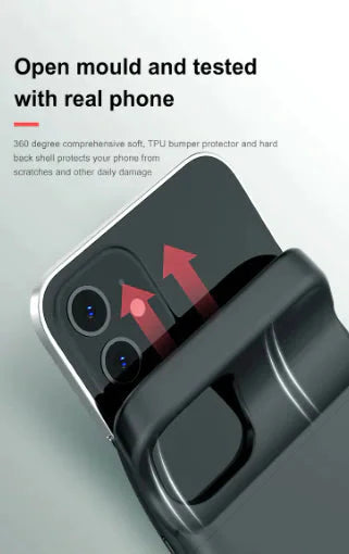 Rechargeable Power Bank Phone Case battery charging phone case Wireless Charger Battery Case For Iphone 15 Anti Spier