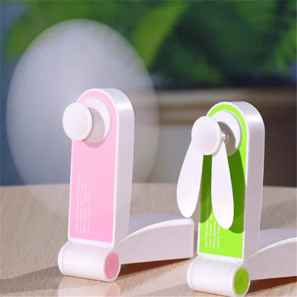USB Rechargeable Mini Handheld Pocket Fan Anti Spier