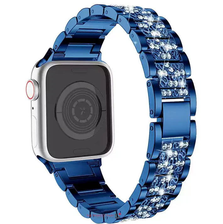 Crystal Bling Band Case iWatch Strap For Apple Watch Ultra Series 8 7 SE 6 5 4 3 - Anti Spier 