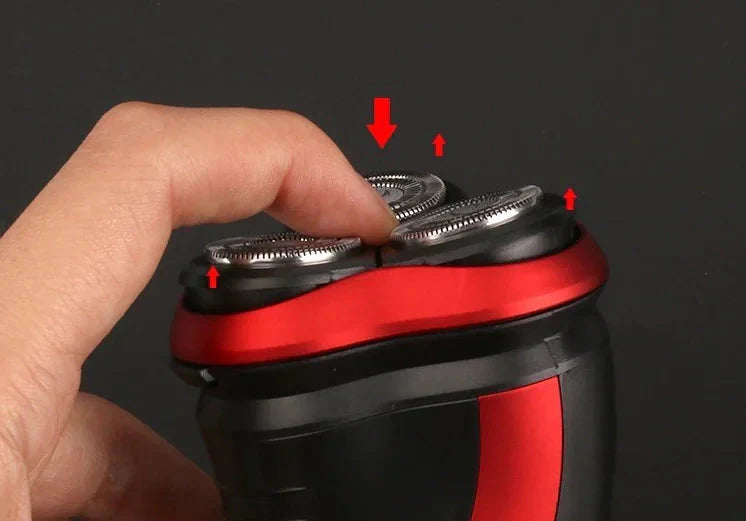 Men's Razor Rotary Waterproof Electric Shaver Pop-Up Trimmer Wet Dry Cordless Anti Spier