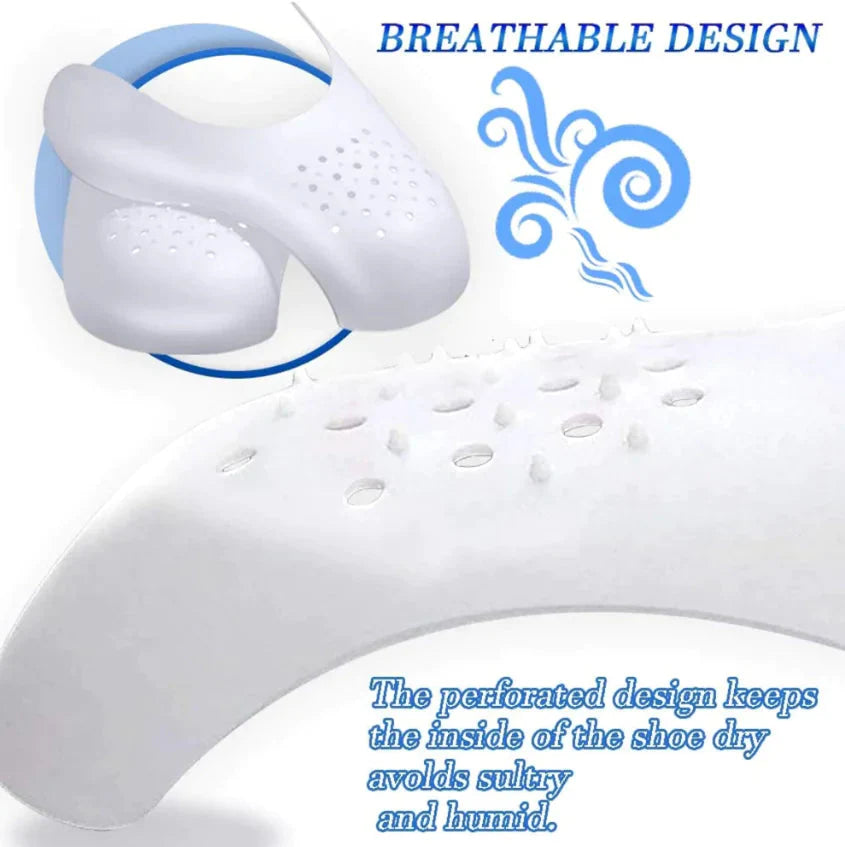 5 Pairs Shoe Protector Anti Crease Force Fields Cover Toe Cap Creasing Decreaser Anti Spier