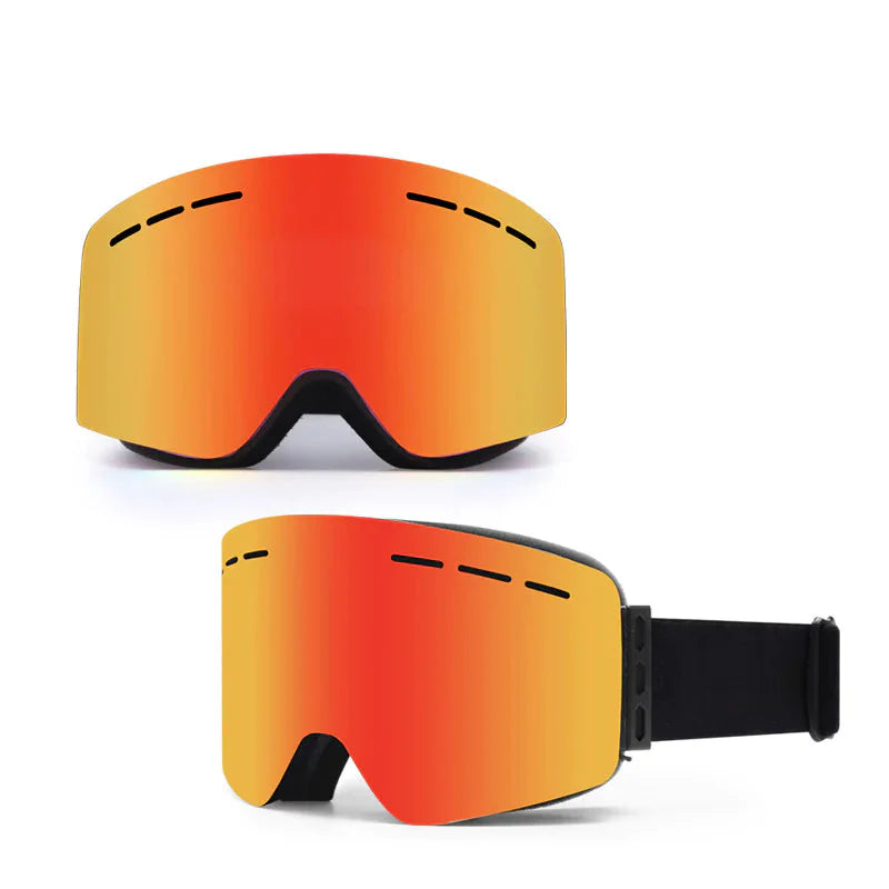 Anti-Fog Ski Goggles with Magnetic Lens Anti Spier