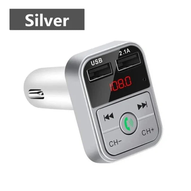 Car Bluetooth 5.0 FM Transmitter Wireless Adapter Anti Spier