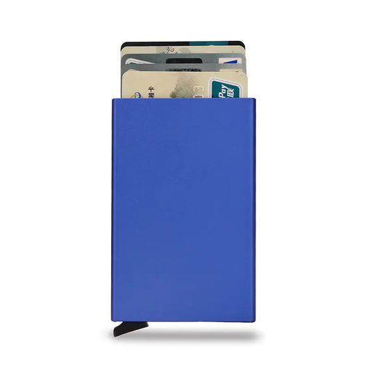 Anti-Magnetic Aluminum RFID Card Holder Wallet Anti Spier