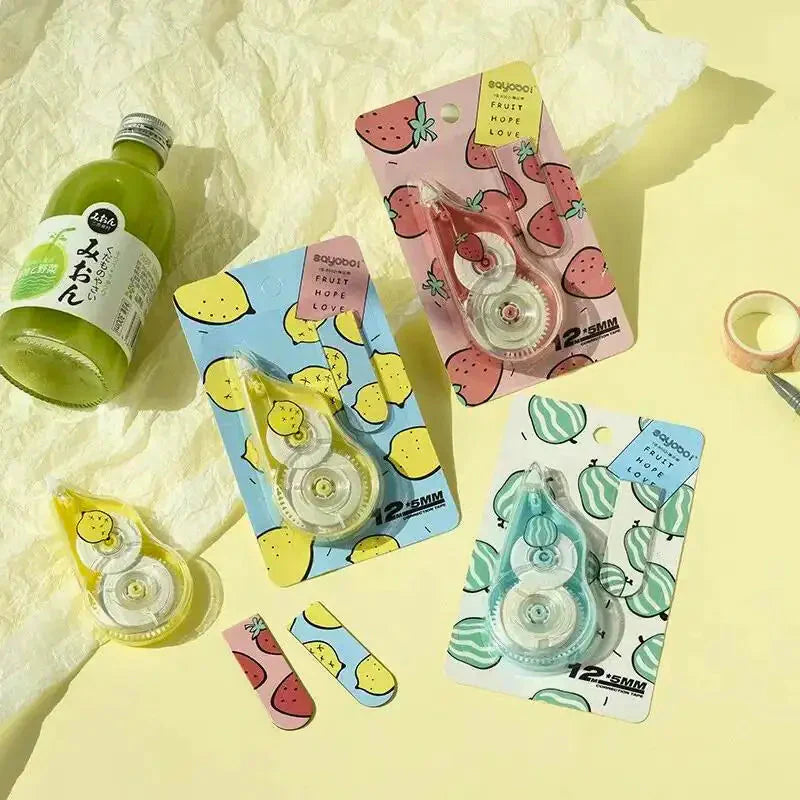 Transparent Correction Tape Dispenser - Random Color Anti Spier