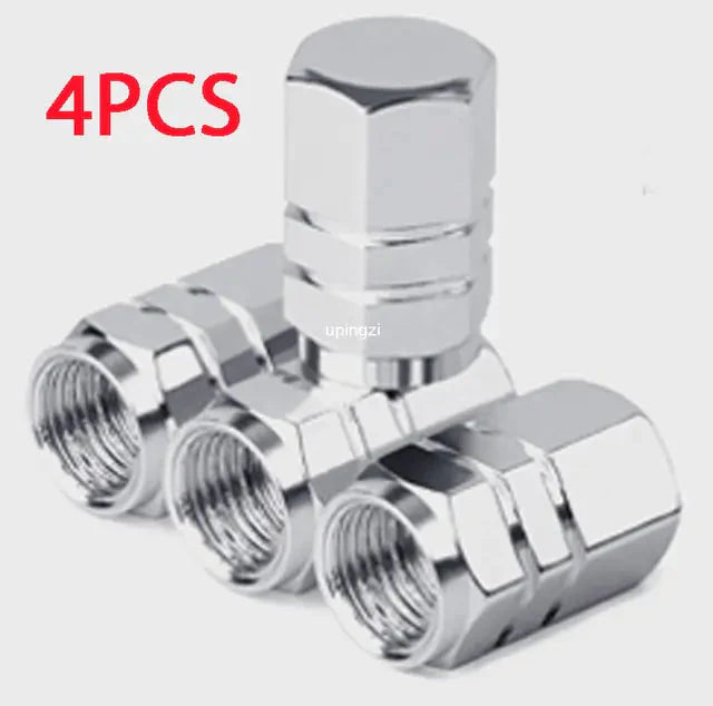 Aluminum Alloy Car Wheel Tire Valve Caps Anti Spier