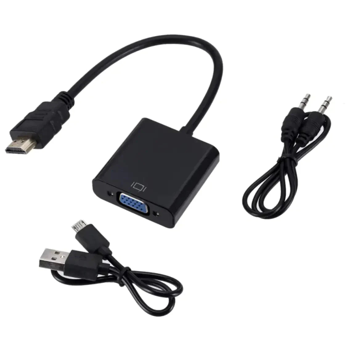 HD Connection Video Converter With Audio Adapter Anti Spier