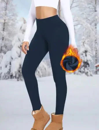 High Waist Warm Yoga Sports Leggings Anti Spier