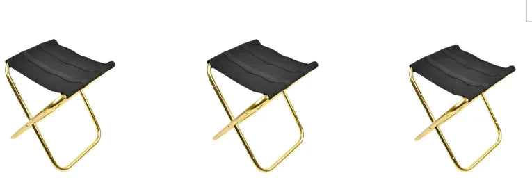 Outdoor Folding Chair - 7075 Aluminum Fishing Stool Anti Spier