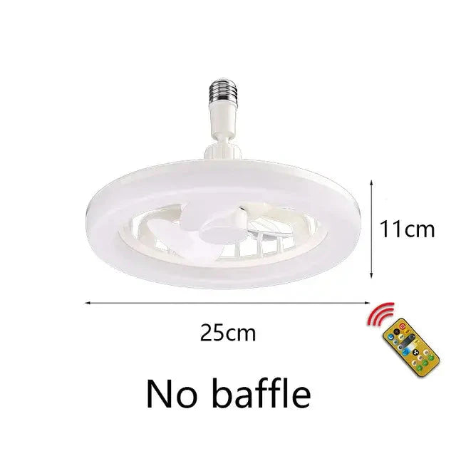 Remote-Controlled Ceiling Lamp Fan Anti Spier
