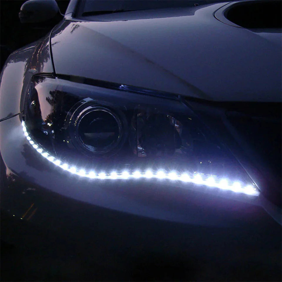 Lot Waterproof 12''/15 DC 12V Motor LED Strip Underbody Light For Car Motorcycle Anti Spier